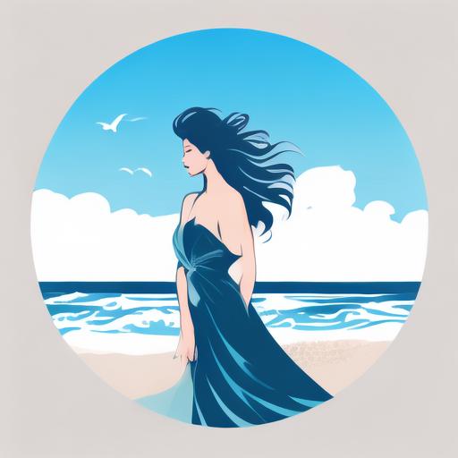 美国毛片网站海边美女标志logo图片_海边美女素材_海边美女logo免费下载logo设