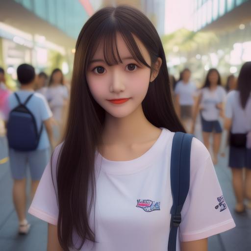 青春可爱的巴掌脸美女00后新加坡女大学生网红_游民星空gamersky.